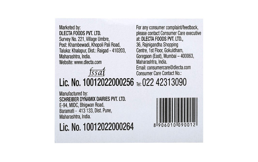 Dlecta Cheese Block    Pack  1 kilogram
